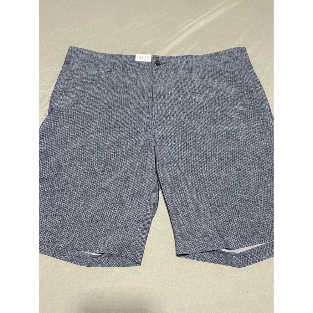 Callaway Mens Blue White Micro Pattern Opti-Dri Golf Shorts Size 36